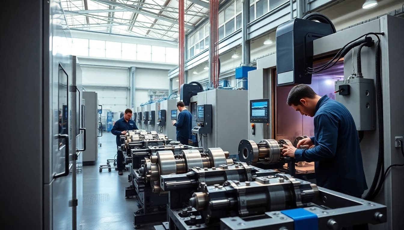 Craft custom part manufacturer creating precision components in a state-of-the-art facility.