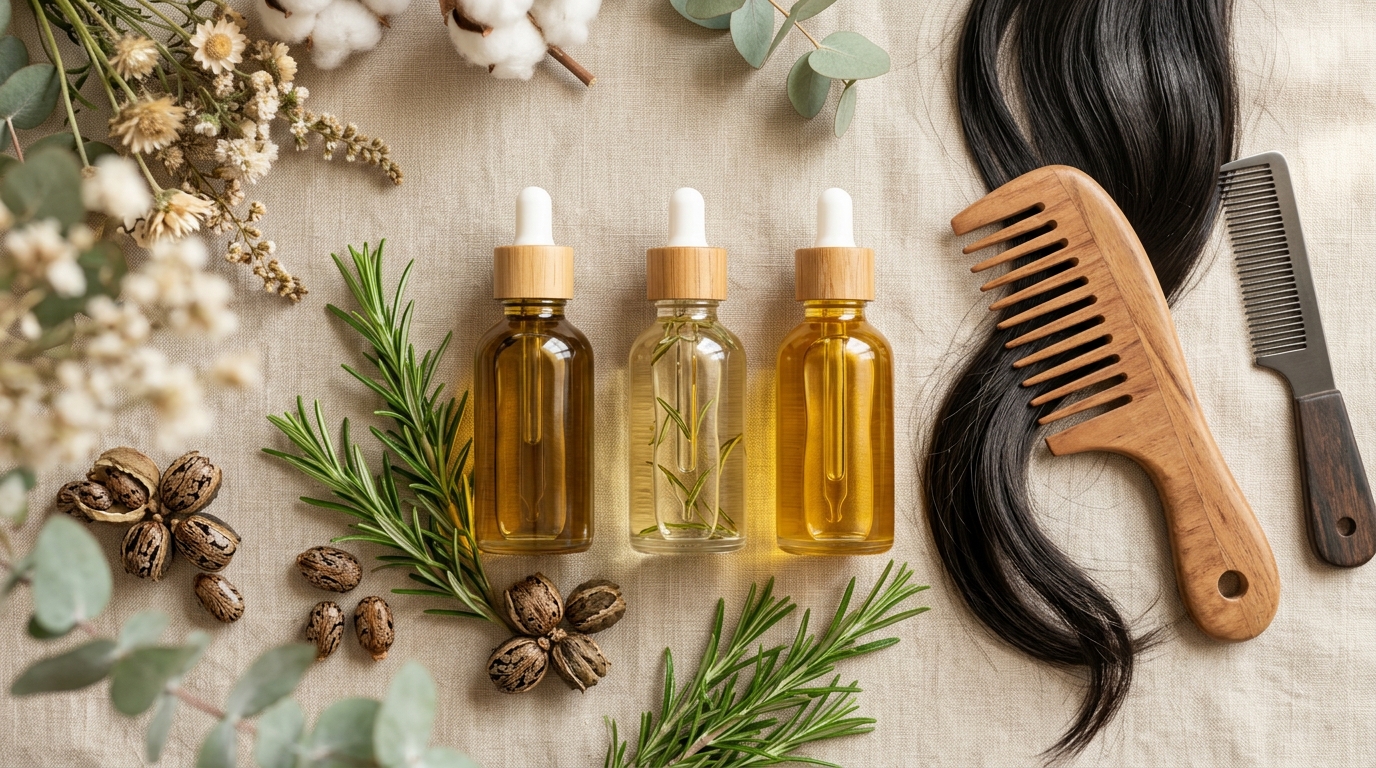 Hair growth oil pour nourrir le cuir chevelu