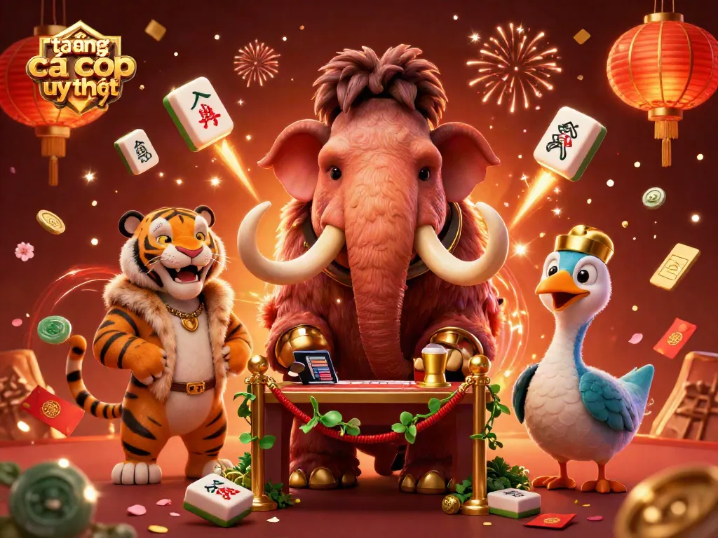 Các trang cá cược uy tín thể hiện bầu không khí sôi động với những nhân vật hoạt hình độc đáo trong một sòng bạc.