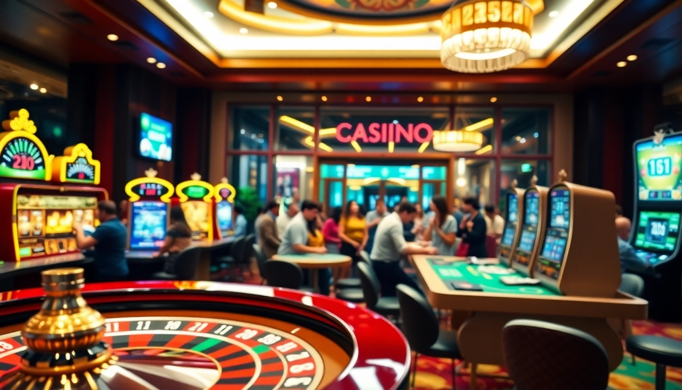 Experience the excitement of online casinos in Canada with vibrant gaming scenes and eager players.