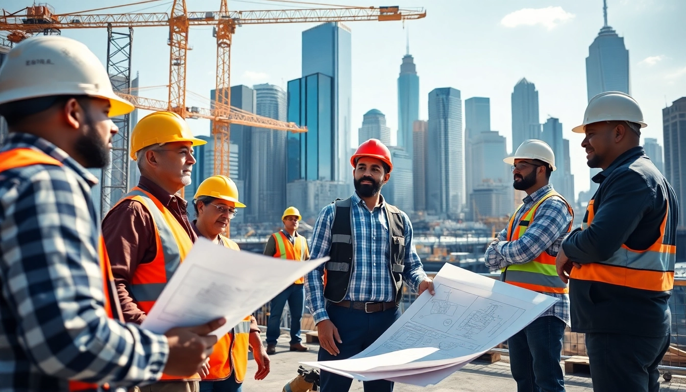 Experienced Manhattan Commercial General Contractor leading a vibrant construction project.