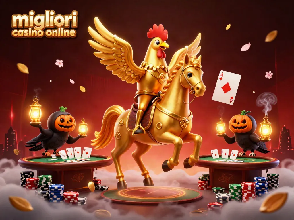 I migliori casino online offrono un'atmosfera unica e giochi elettrizzanti, rappresentata da personaggi fantastici in un casinò evocativo.