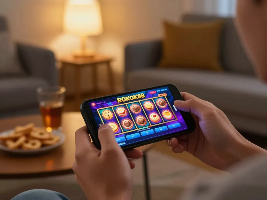 Engaging gameplay on ROKOK88 mobile slot app enhanced user experience with vibrant graphics.