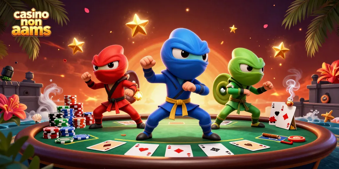 Attraversa emozionanti avventure nei casino non AAMS con chameleon ninja e avvincenti giochi di carte.