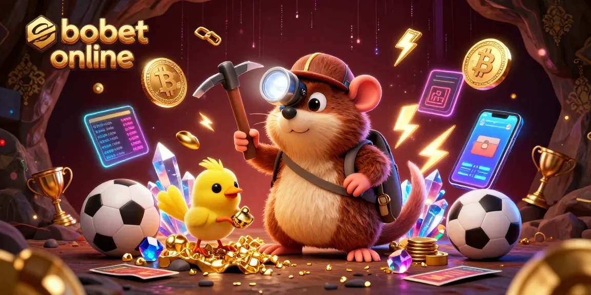 Engage with sbobet online through sports betting in this vibrant 3D illustration of treasure hunting.