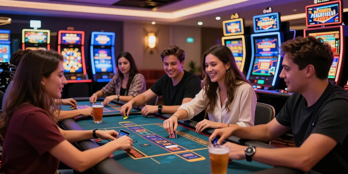 Excited players at a digital casino using credit cards, highlighting features of https://fimltd.co.uk.