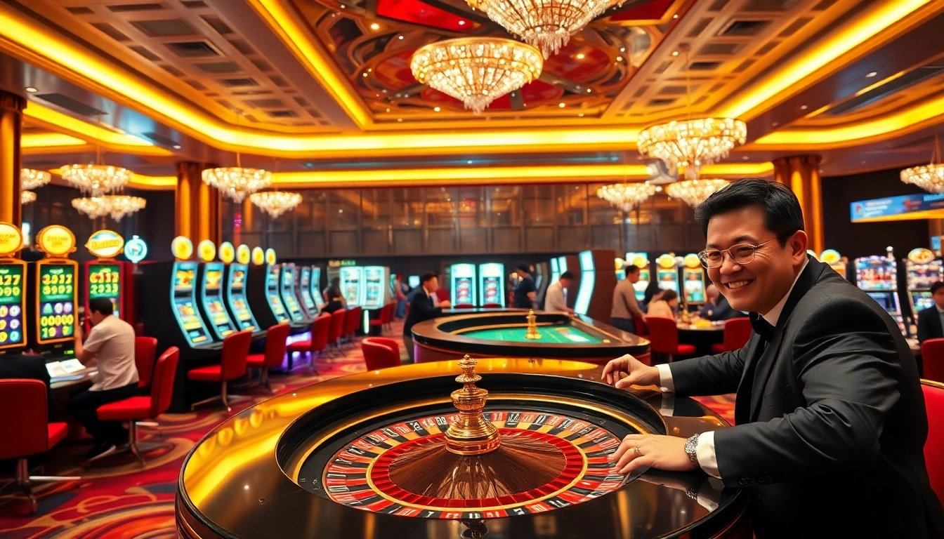 Engaging scene of Non Uk Casino with players at various tables in a vibrant, inviting atmosphere.