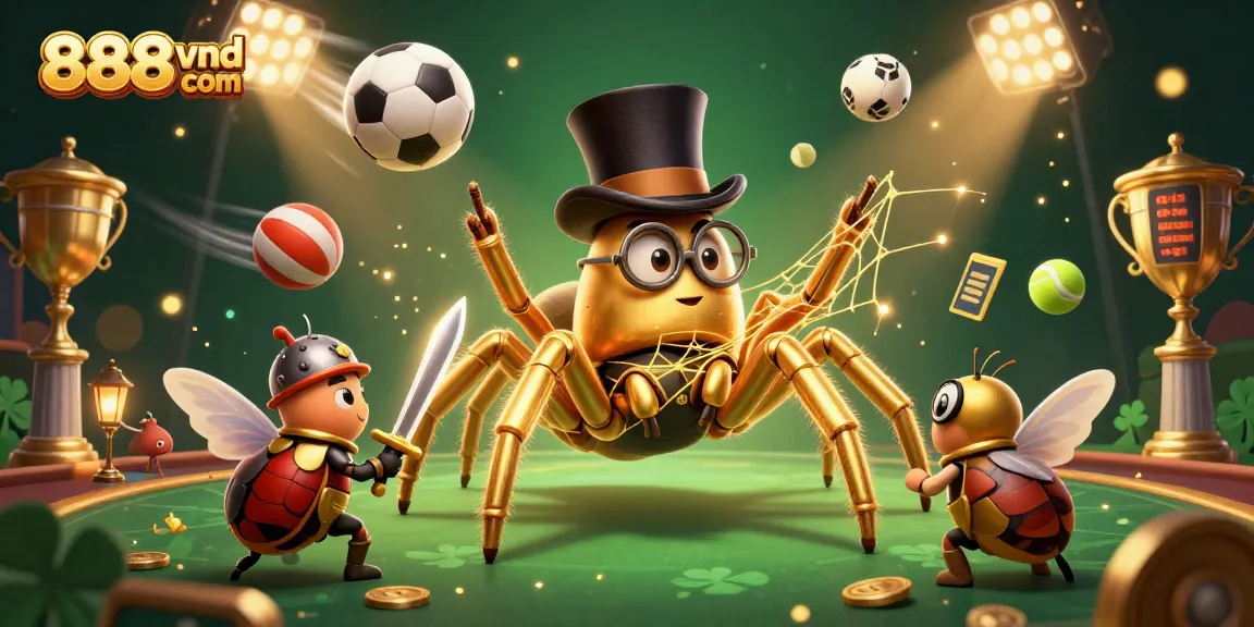 Experience thrilling games at 888vnd com as the golden spider spins its web of fortune.