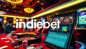 Indbet offers an exciting gaming experience with casino tables and interactive betting options.