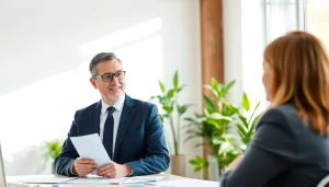 Engaging VAT Consultancy in Abu Dhabi session highlighting professionalism in a modern office.