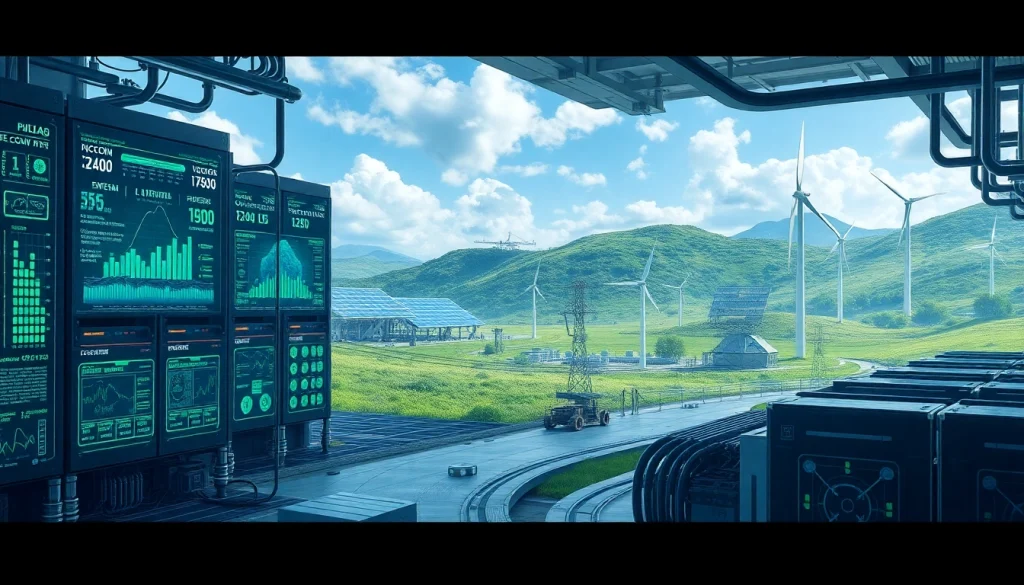 Free cloud mining facility utilizing renewable energy and AI technology.