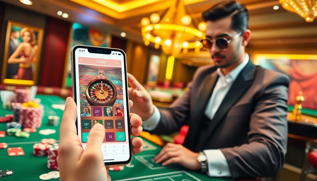Trải nghiệm cảm giác chiến thắng cùng tik88 giữa một casino sôi động.