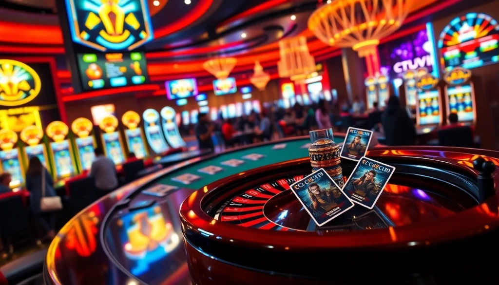 Experience high-energy action at csgo gambling sites with players around a roulette wheel.