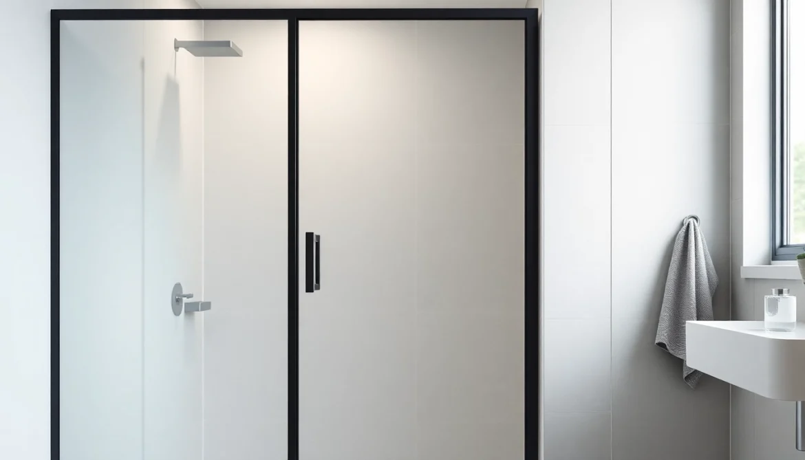 Enhancing Your Bathroom with a Shower Door Black Frame