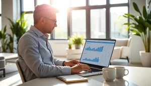 Analyze competitor pricing strategies effectively with focused insights on a laptop.