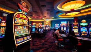 Menangkan permainan situs slot gacor di kasino dengan slot mesin yang berwarna-warni.