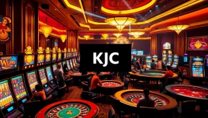 KJC players enjoying an exciting gaming experience in a luxurious casino environment.