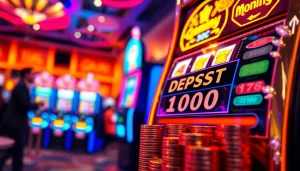 Menangkan slot deposit 1000 dengan mesin slot yang berkilau dan koin bernilai tinggi.