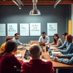 Group of diverse individuals collaborating on their certification exam support strategies.