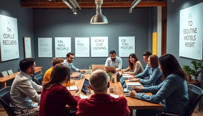 Group of diverse individuals collaborating on their certification exam support strategies.