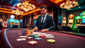 Players engaging in an exciting poker game at 88VV casino.